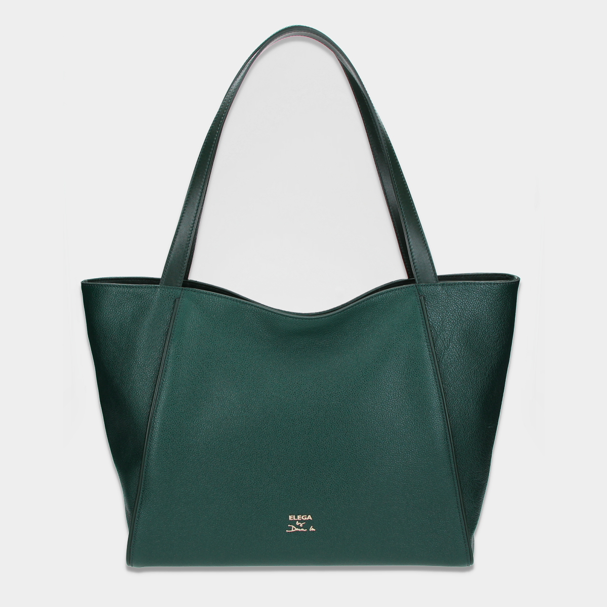 Levně Shopper kabelka Louvre zelená/zlato