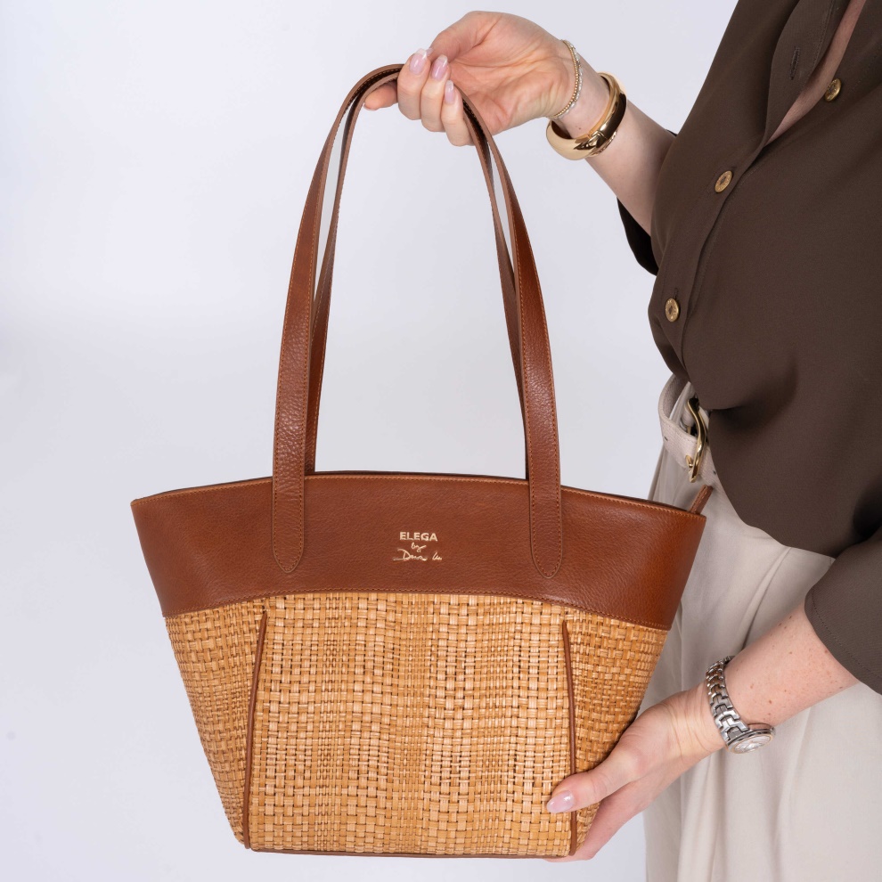 Kabelka Cortado tm.hnědá (7)