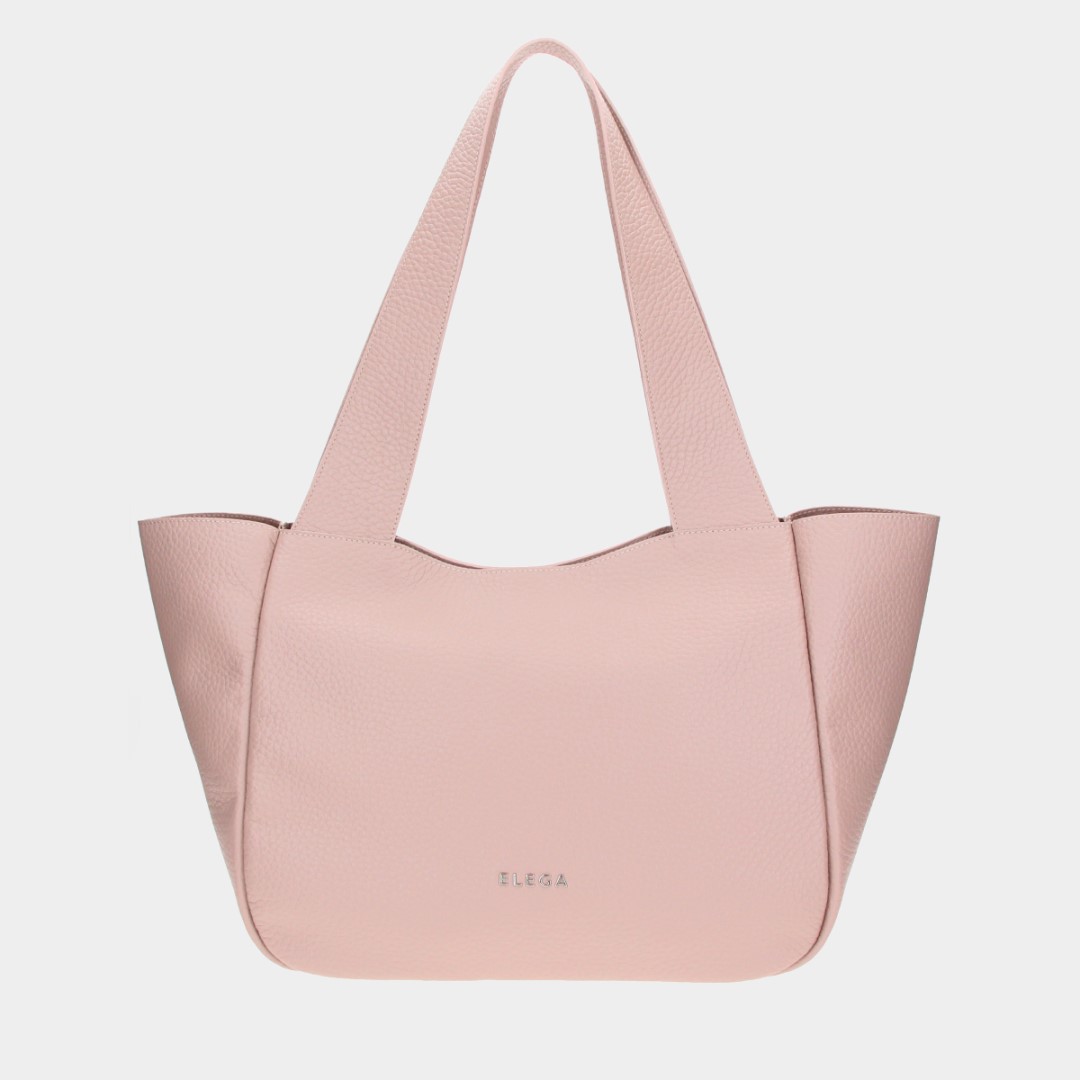 Shopper kabelka Ivory nude/stříbro