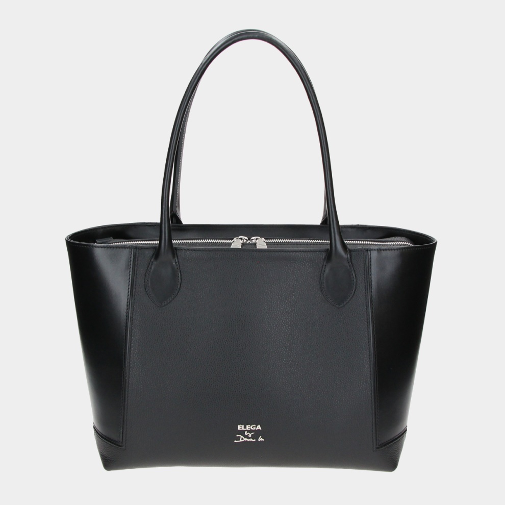 Shopper kabelka Bassotto béžová/stříbro