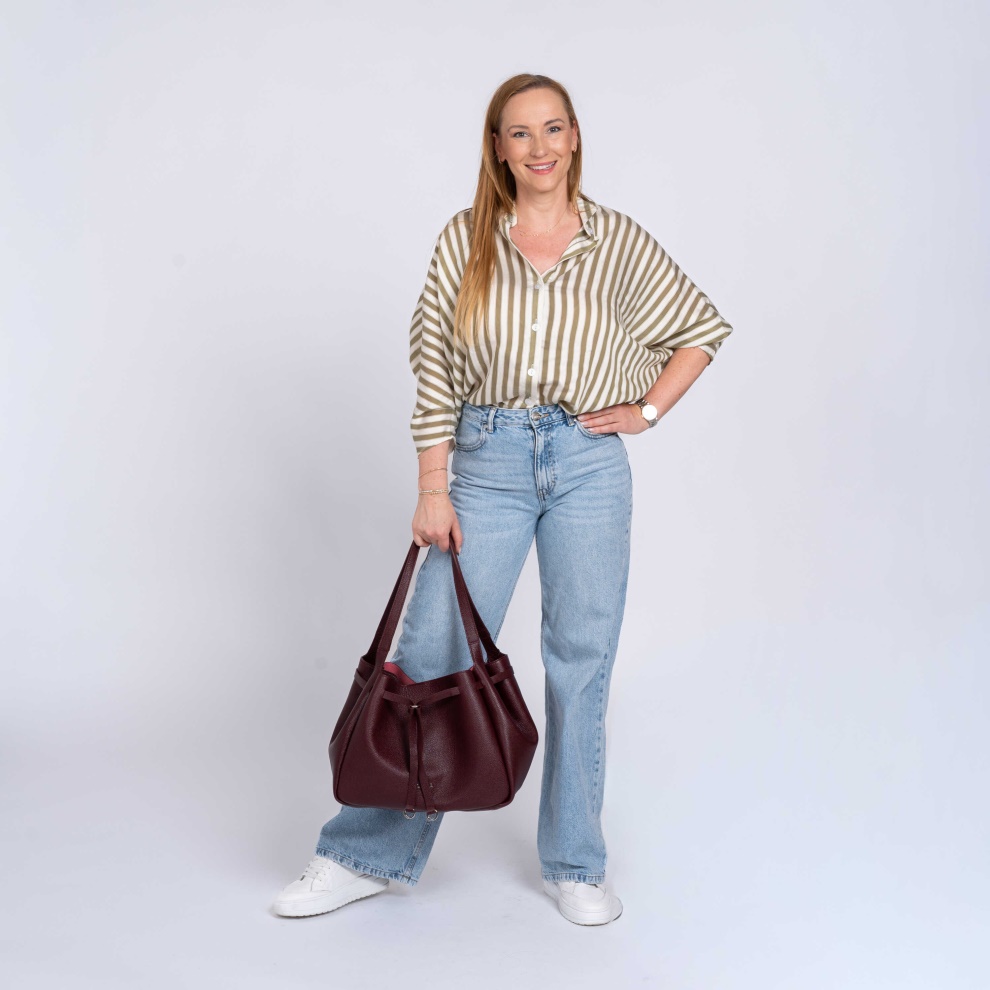 Shopper kabelka Sorella černá/zlato (5)