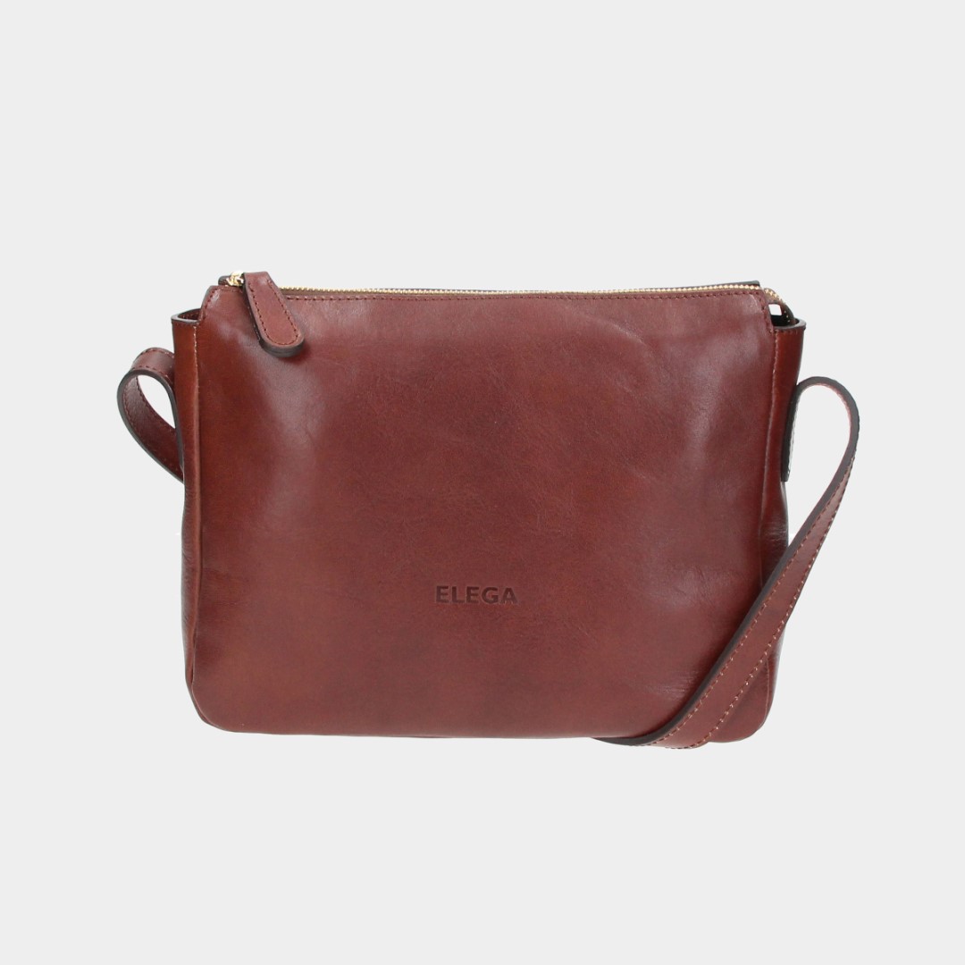 Crossbody kabelka Hootie hnědá tříslo