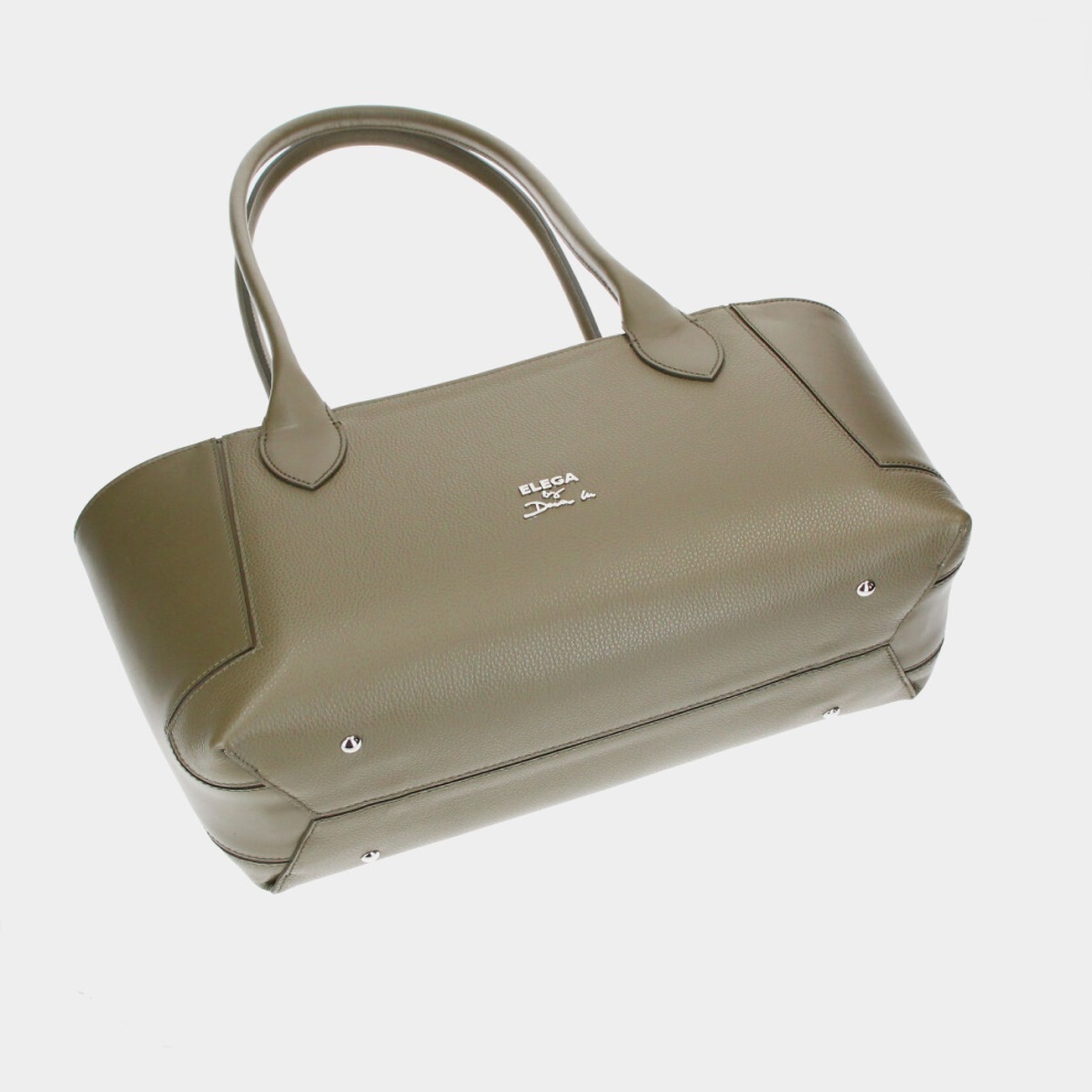 Kabelka Bassotto starorůžová/stříbro (5)