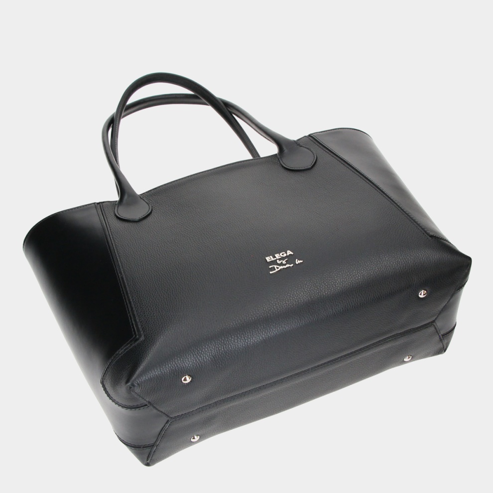 Shopper kabelka Bassotto béžová/stříbro (1)