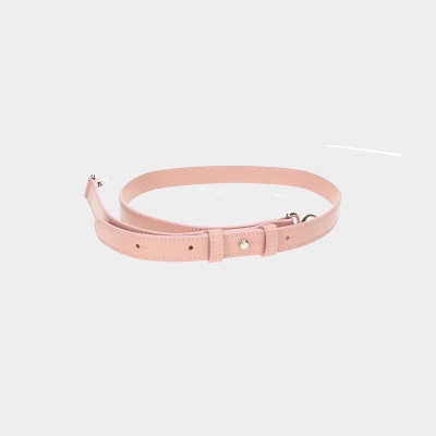 Popruh Bassotto starorůžová/stříbro