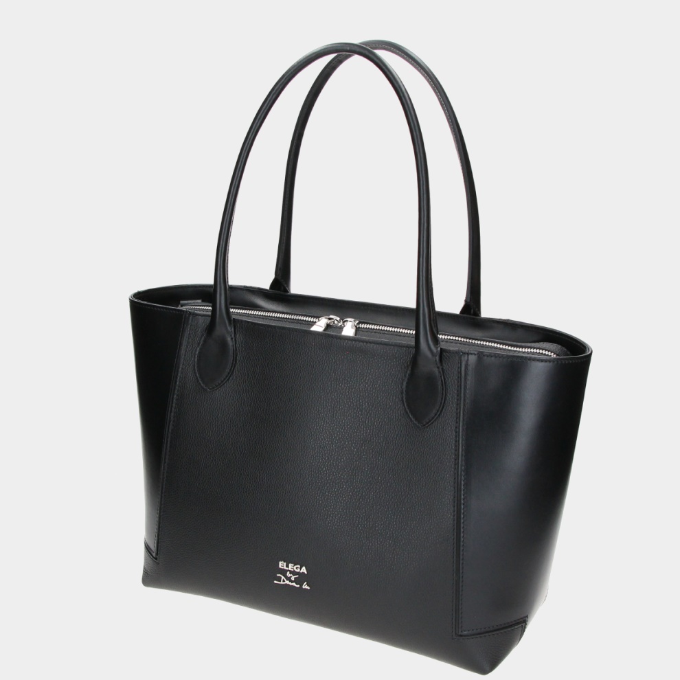 Shopper kabelka Bassotto béžová/stříbro (3)