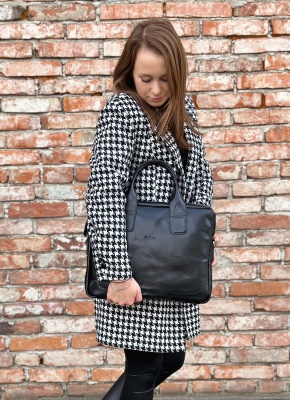 Aktovka na notebook Brody černá/ražba