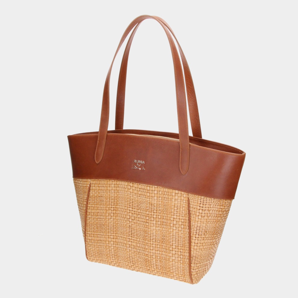 Shopper kabelka Cortado tm.hnědá (1)