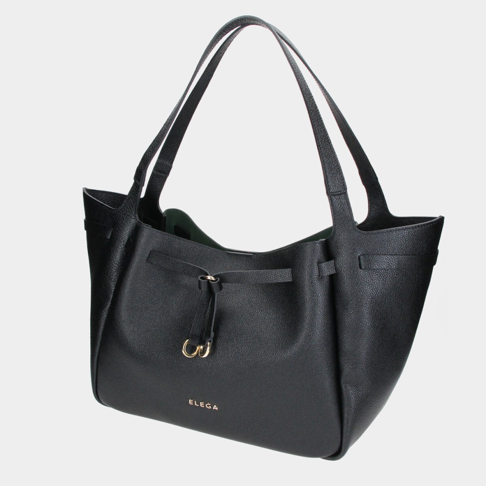 Shopper kabelka Sorella černá/zlato (1) (5)