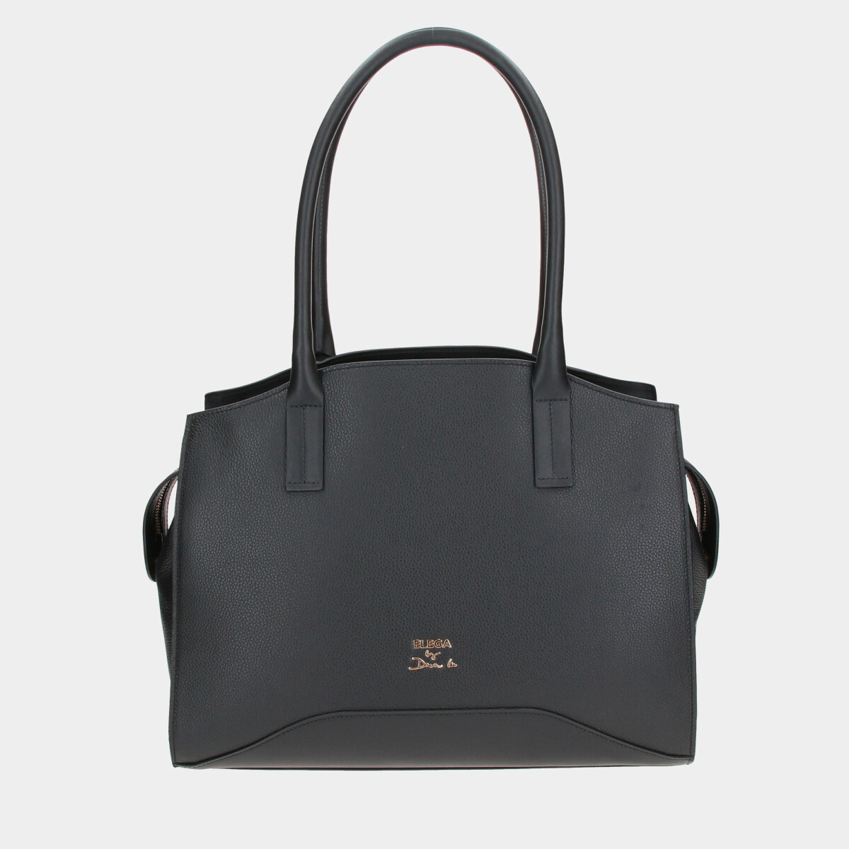 Levně Shopper kabelka Mossy černá/zlato