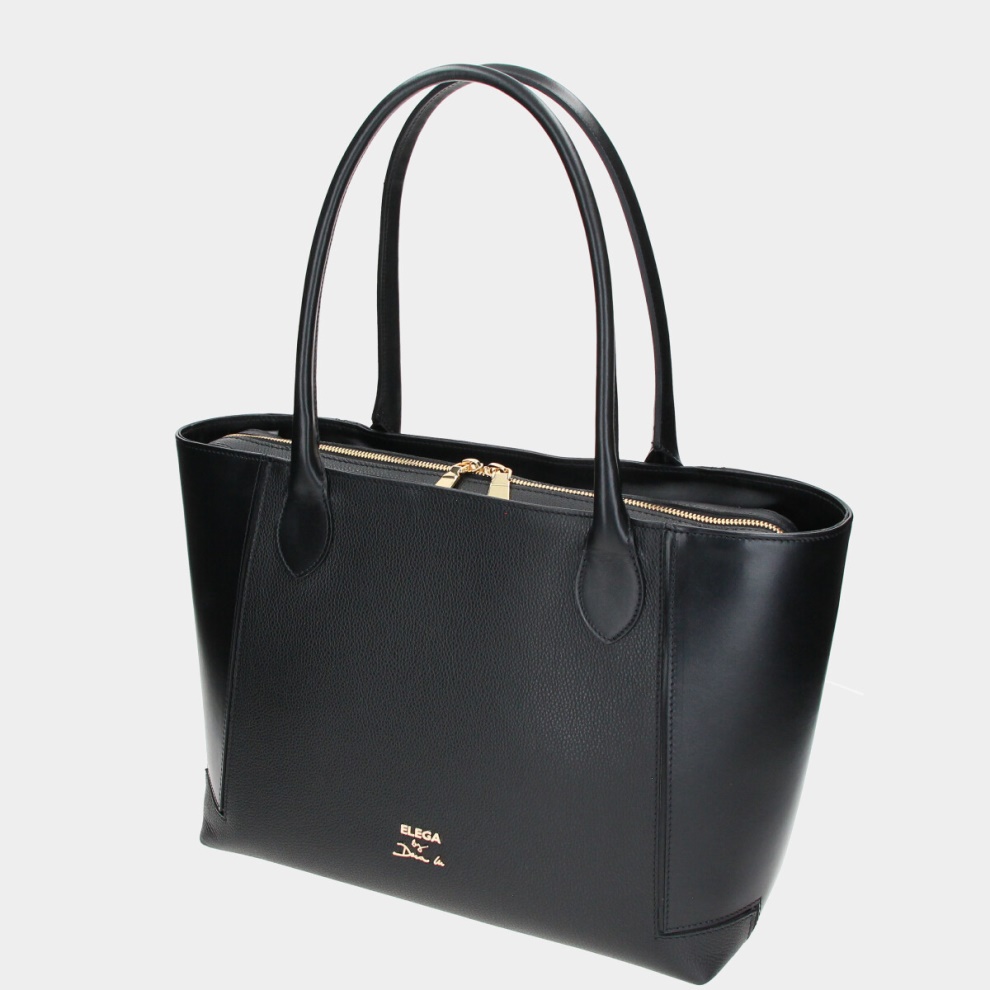 Shopper kabelka Bassotto béžová/stříbro (1)