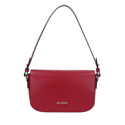 Kabelka Farfalle červená rubín/striebro