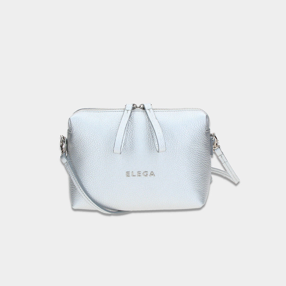 Levně Mini crossbody kabelka Hillary stříbrná