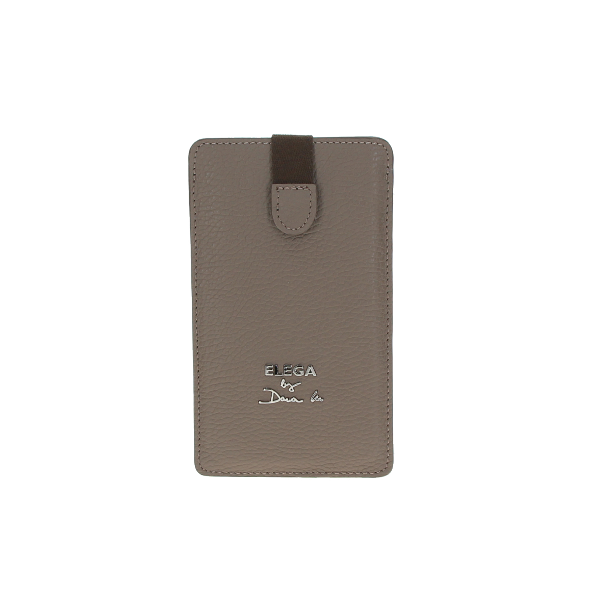 Levně Pouzdro na telefon XXL taupe/stříbro