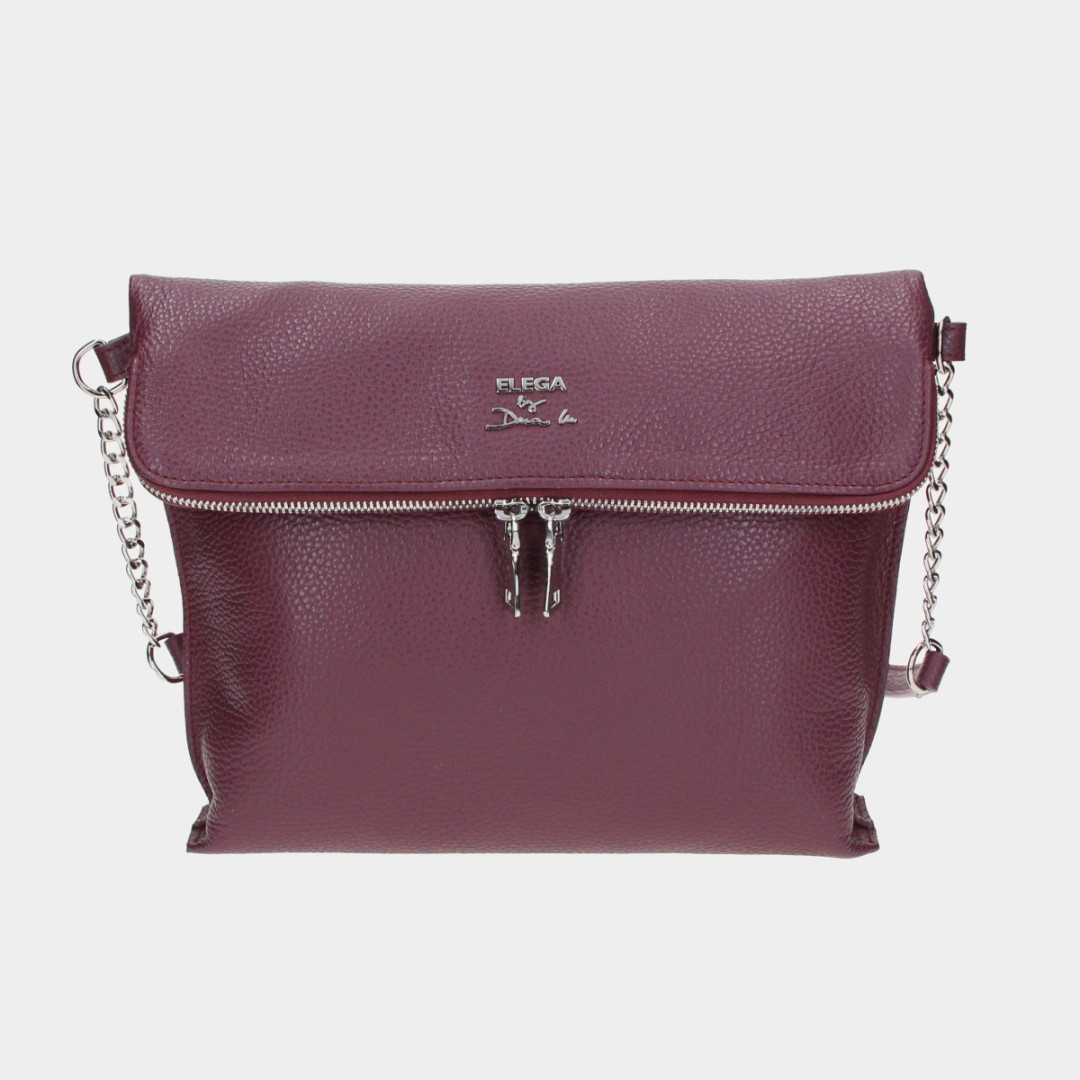 Crossbody kabelka Marina švestková/stříbro