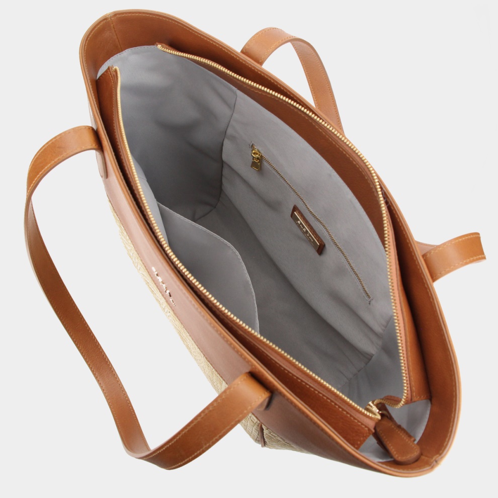 Shopper kabelka Cortado tm.hnědá (4)