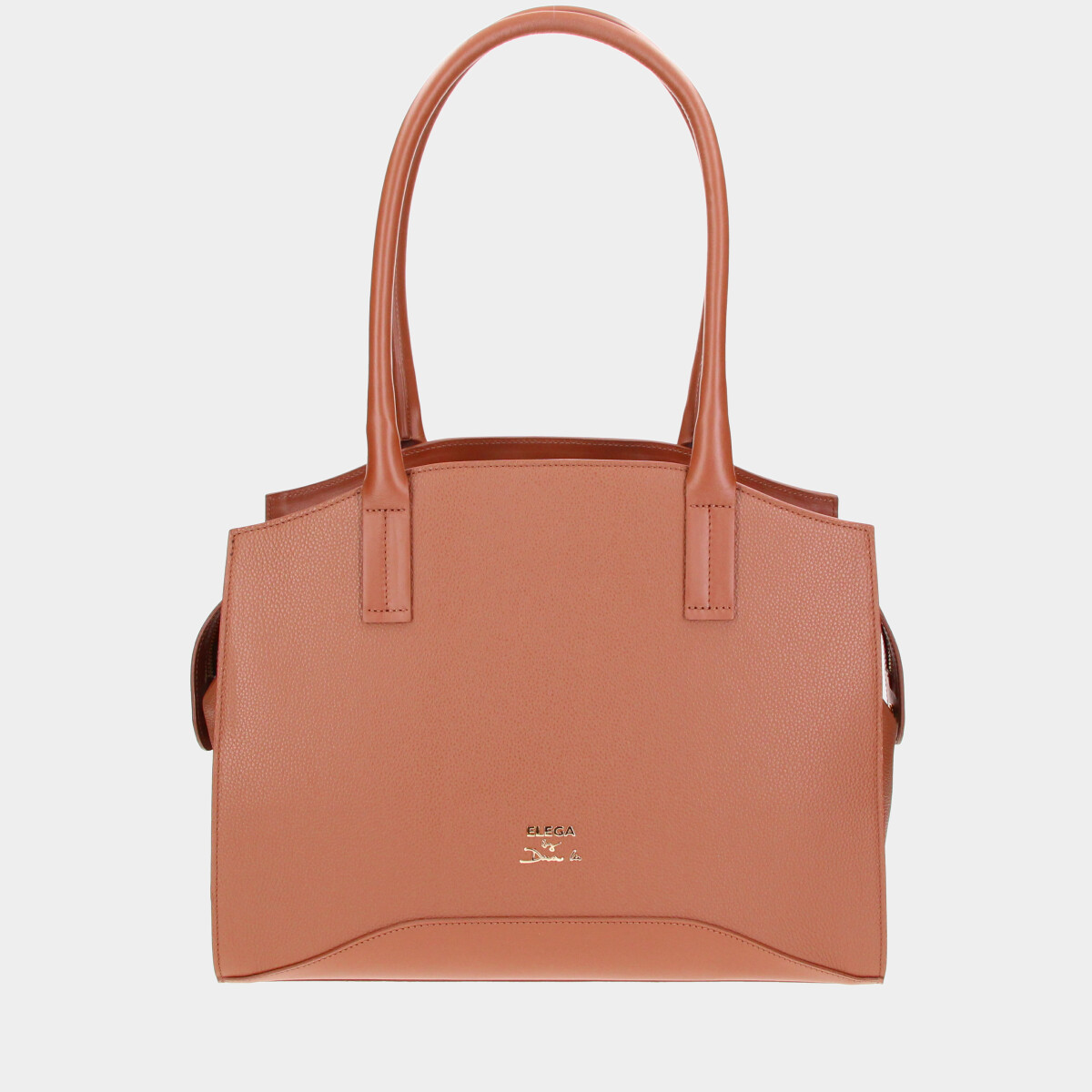 Levně Shopper kabelka Mossy hnědá/zlato