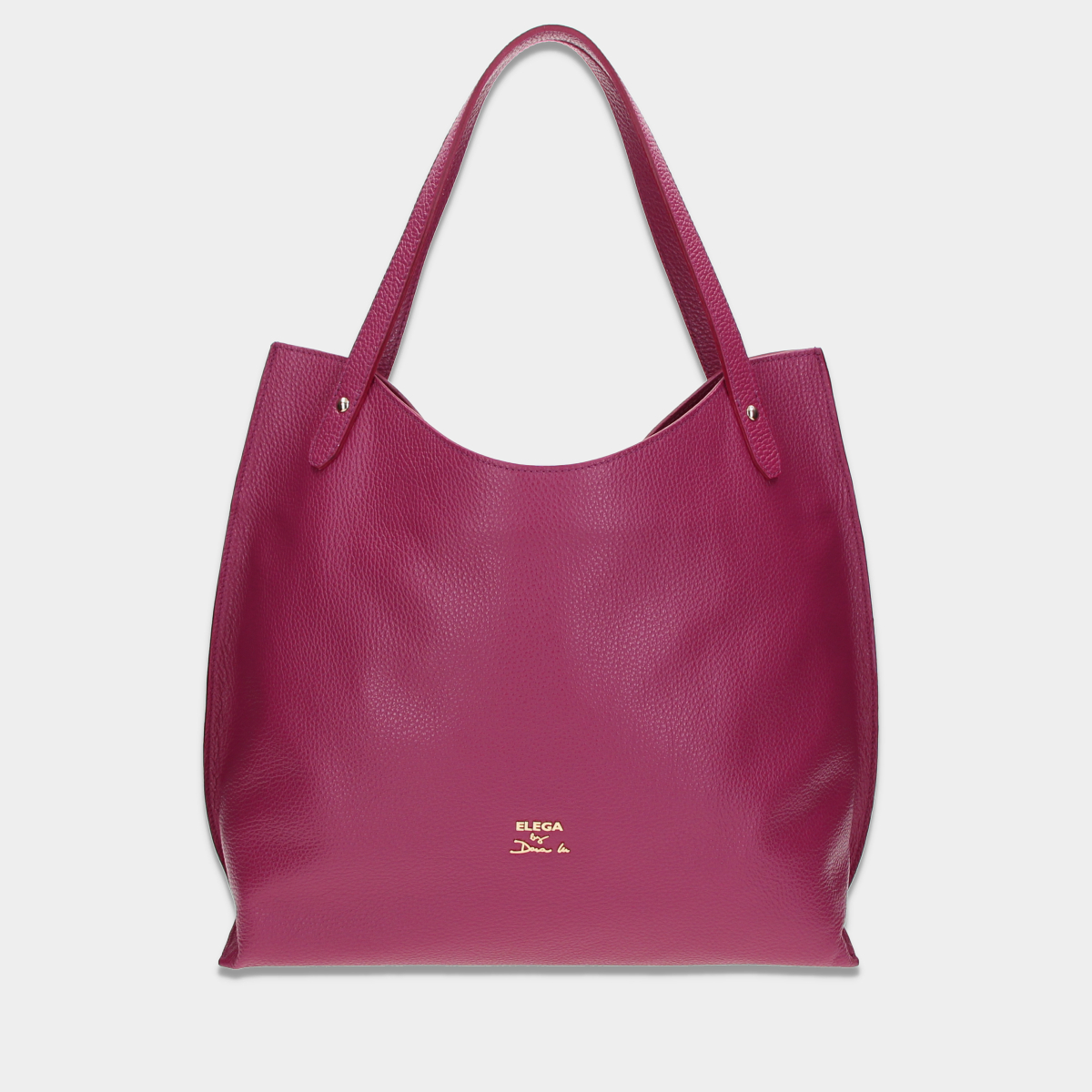 Levně Shopper kabelka Autogram purpurová/zlato