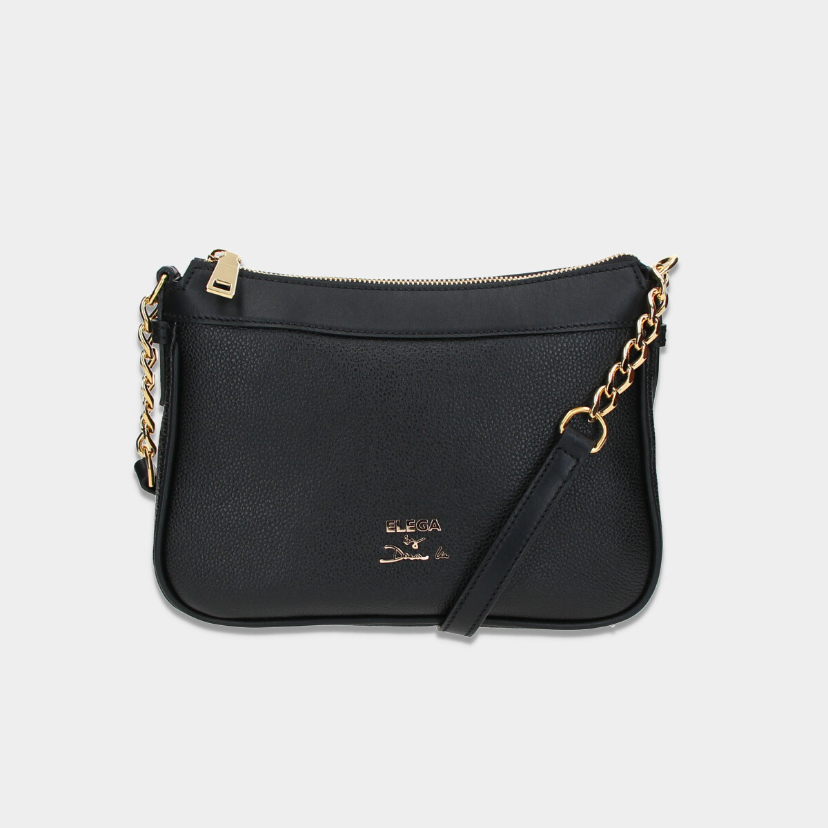 Levně Crossbody kabelka Louvre černá/zlato