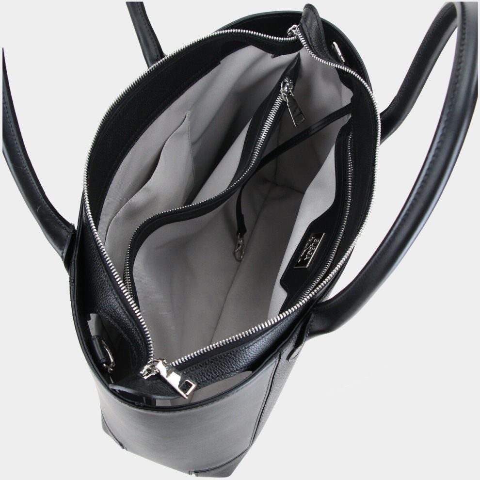 Shopper kabelka Bassotto béžová/stříbro (7)