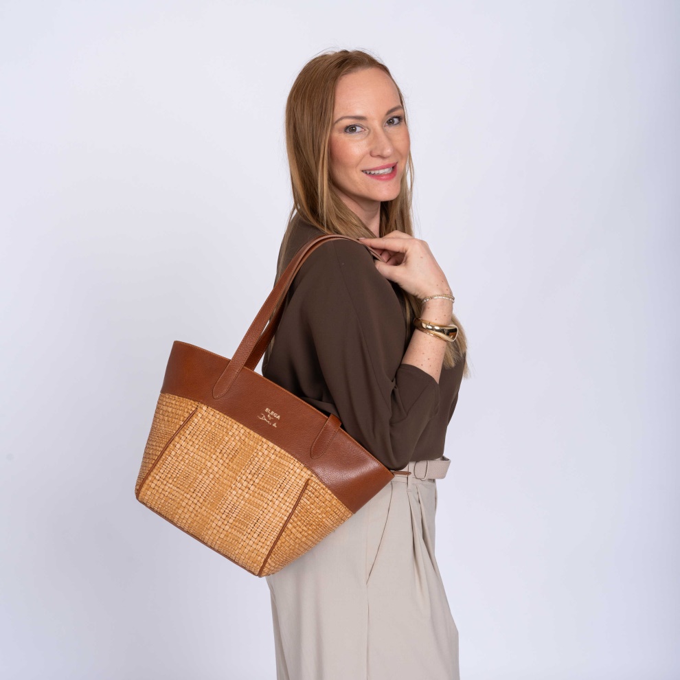 Kabelka Cortado tm.hnědá (6)