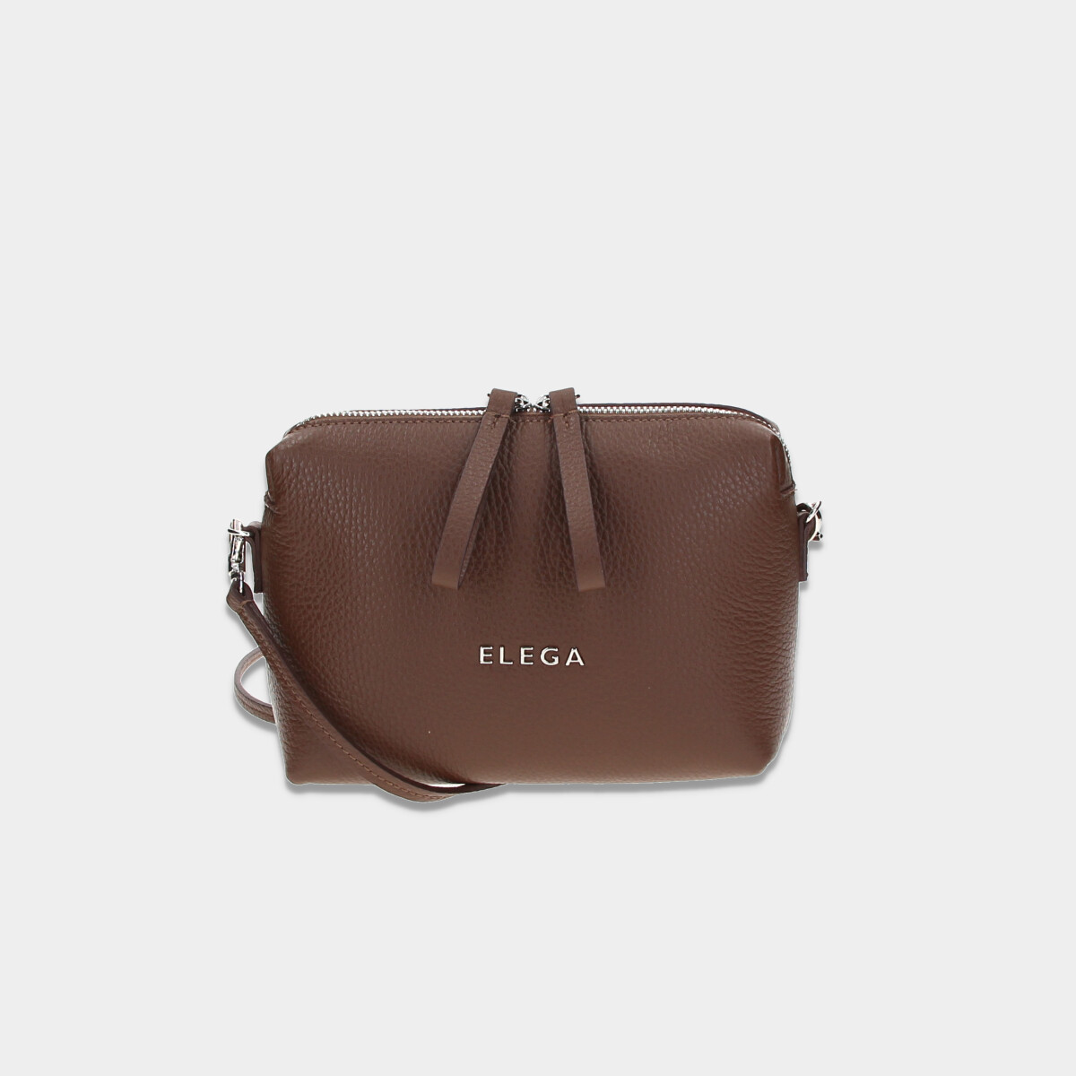 Levně Mini crossbody kabelka Hillary hnědá/stříbro