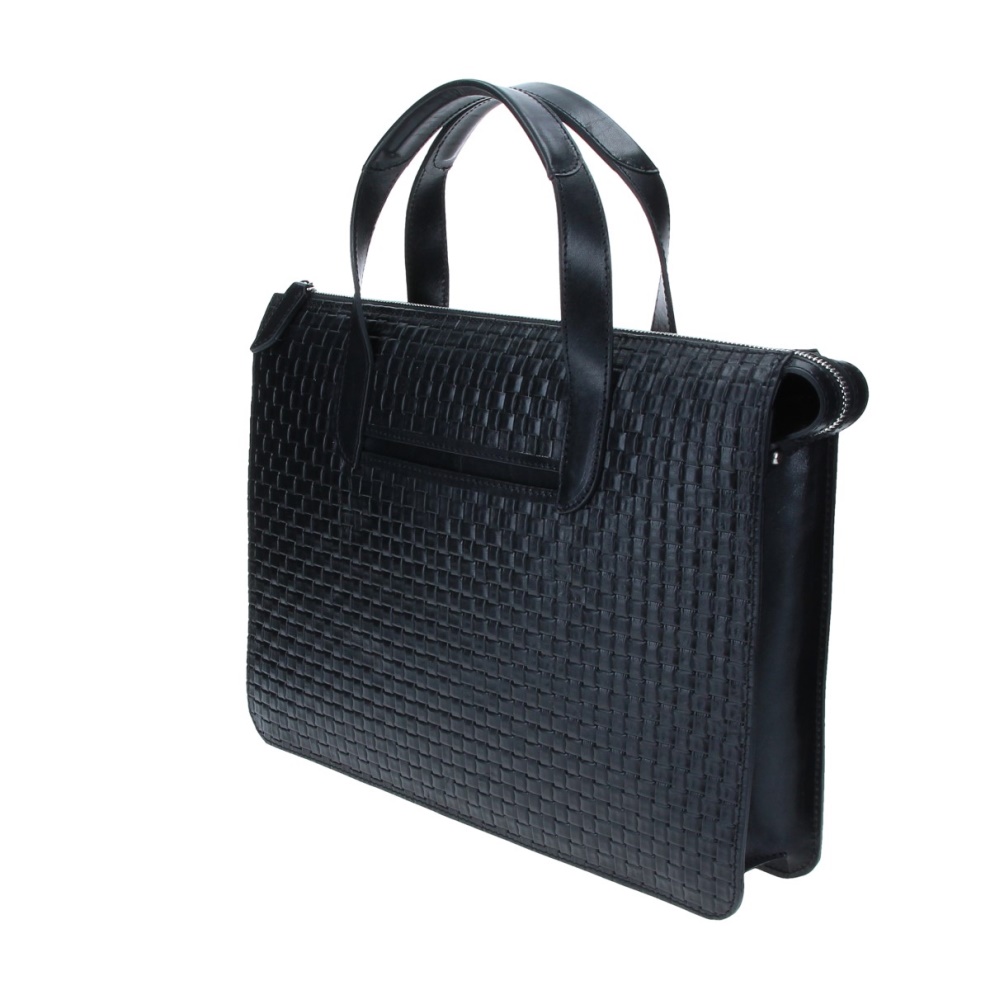 Unisexová spisovka Levi čierna ratan (1)