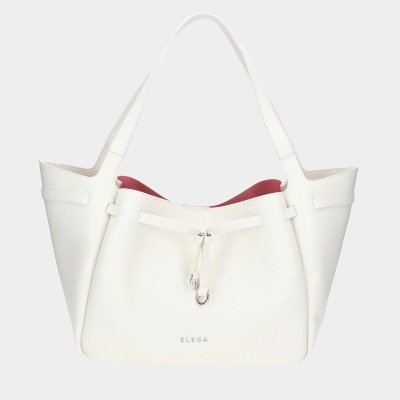 Shopper kabelka Sorella offwhite/stříbro