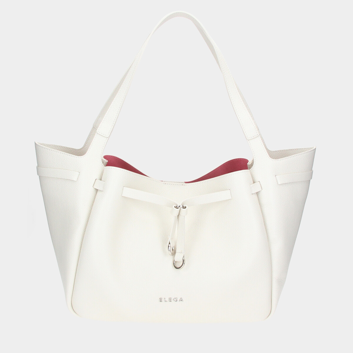 Levně Shopper kabelka Sorella offwhite/stříbro