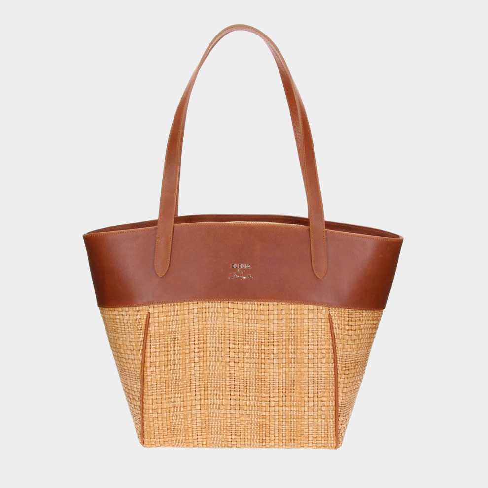 Shopper kabelka Cortado tm.hnědá