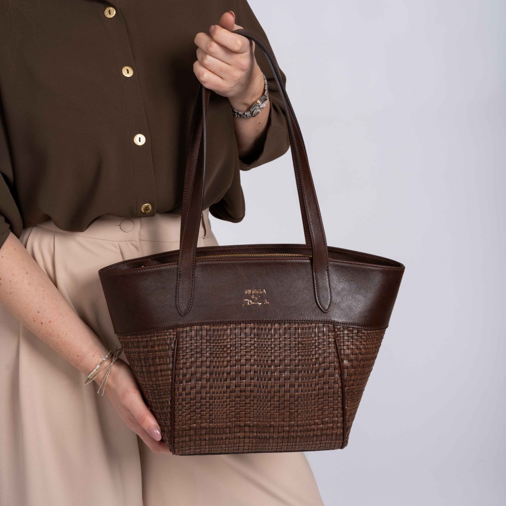 Kabelka Cortado tm.hnědá (10)