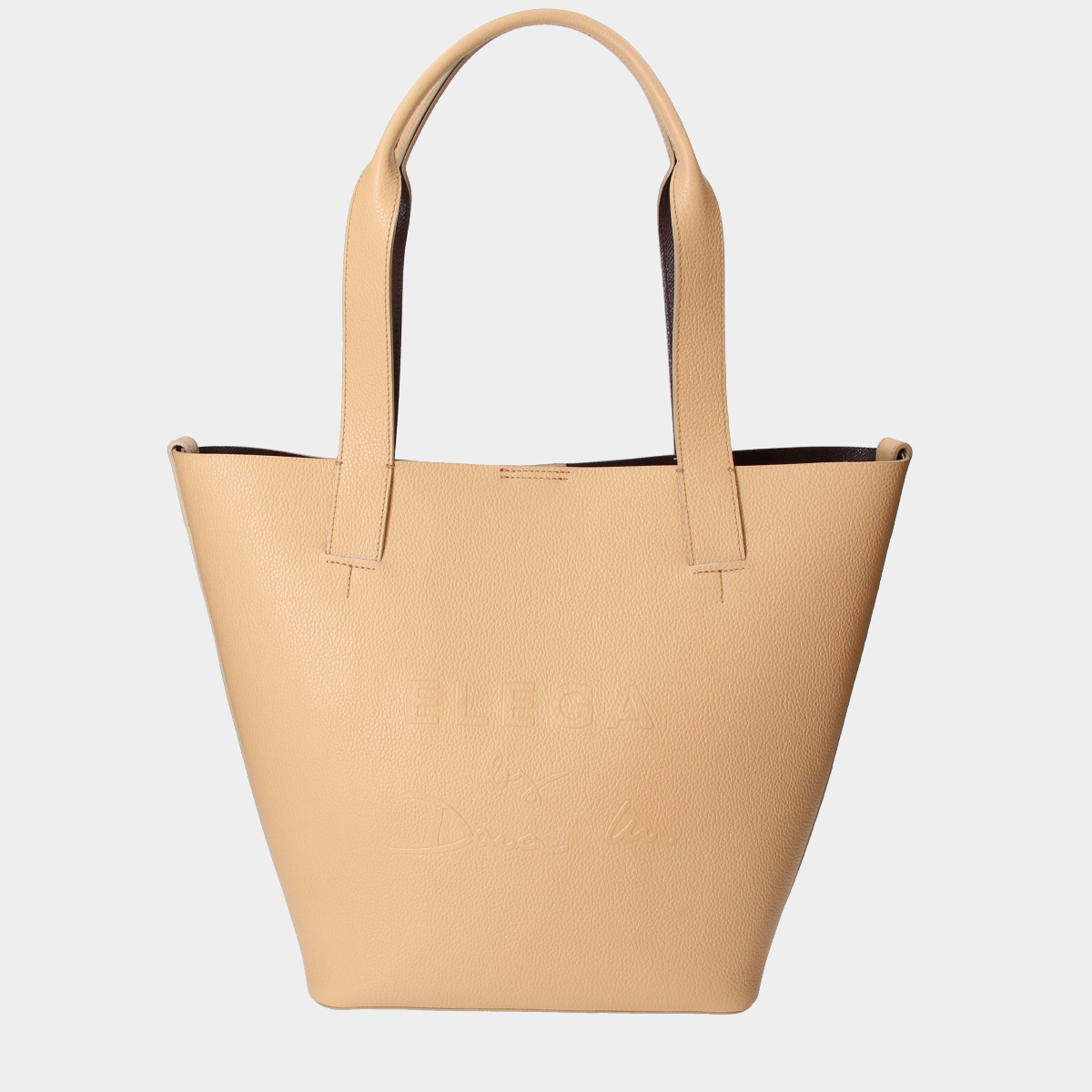 Levně Shopper kabelka Sailor písková/bordó