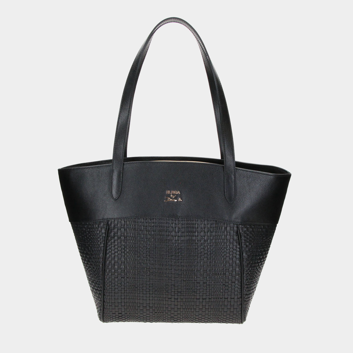 Levně Shopper kabelka Cortado černá/zlato