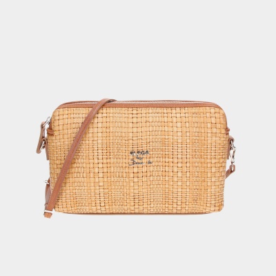 Psaníčko Cortado sv.hnědá/stříbro