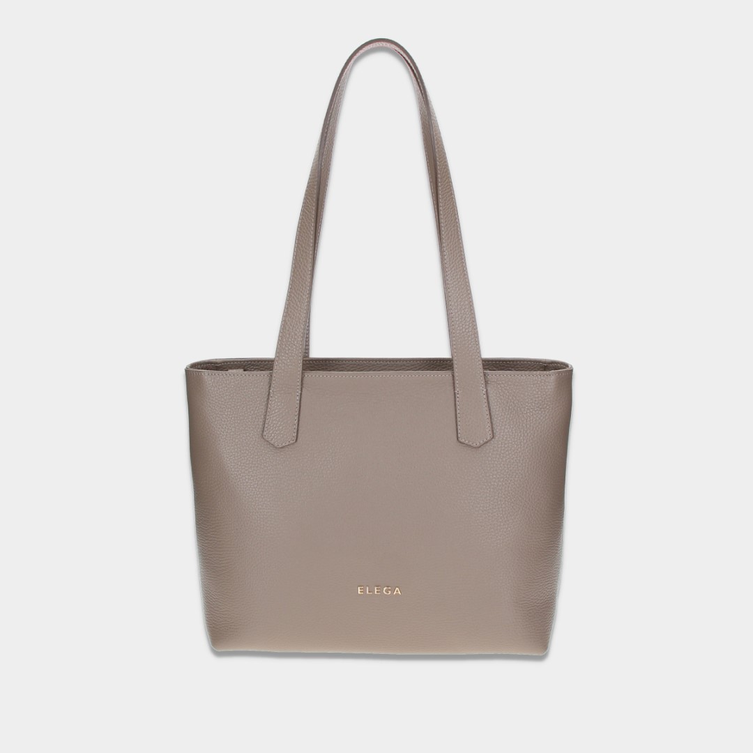 Kabelka Camelly taupe/zlato