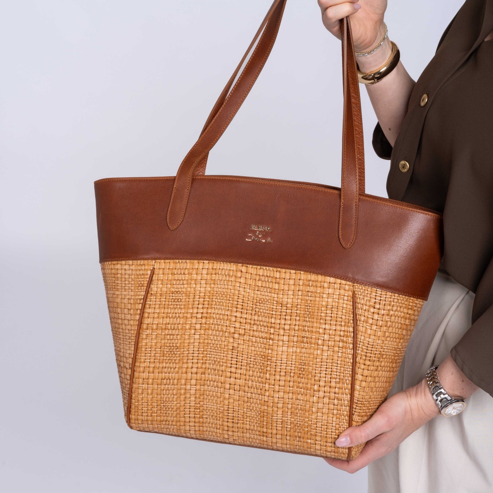 Shopper kabelka Cortado tm.hnědá (9)