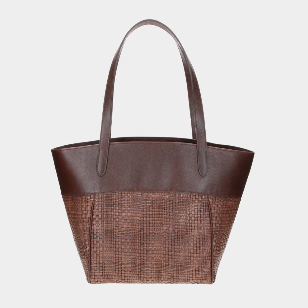 Shopper kabelka Cortado tm.hnědá (2)