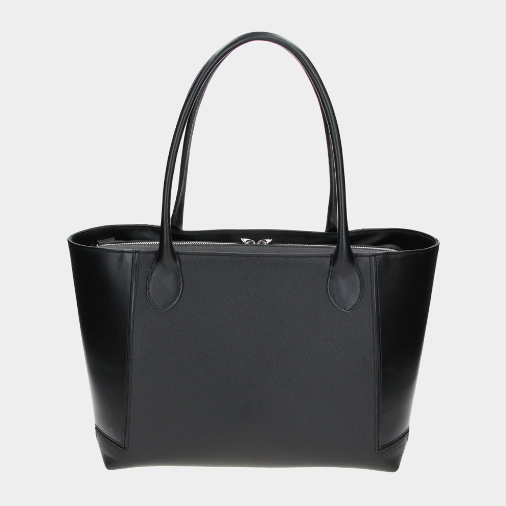 Shopper kabelka Bassotto béžová/stříbro (2)