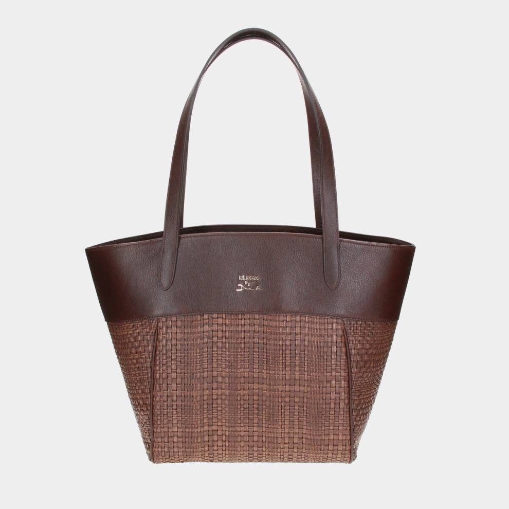 Shopper kabelka Cortado tm.hnědá