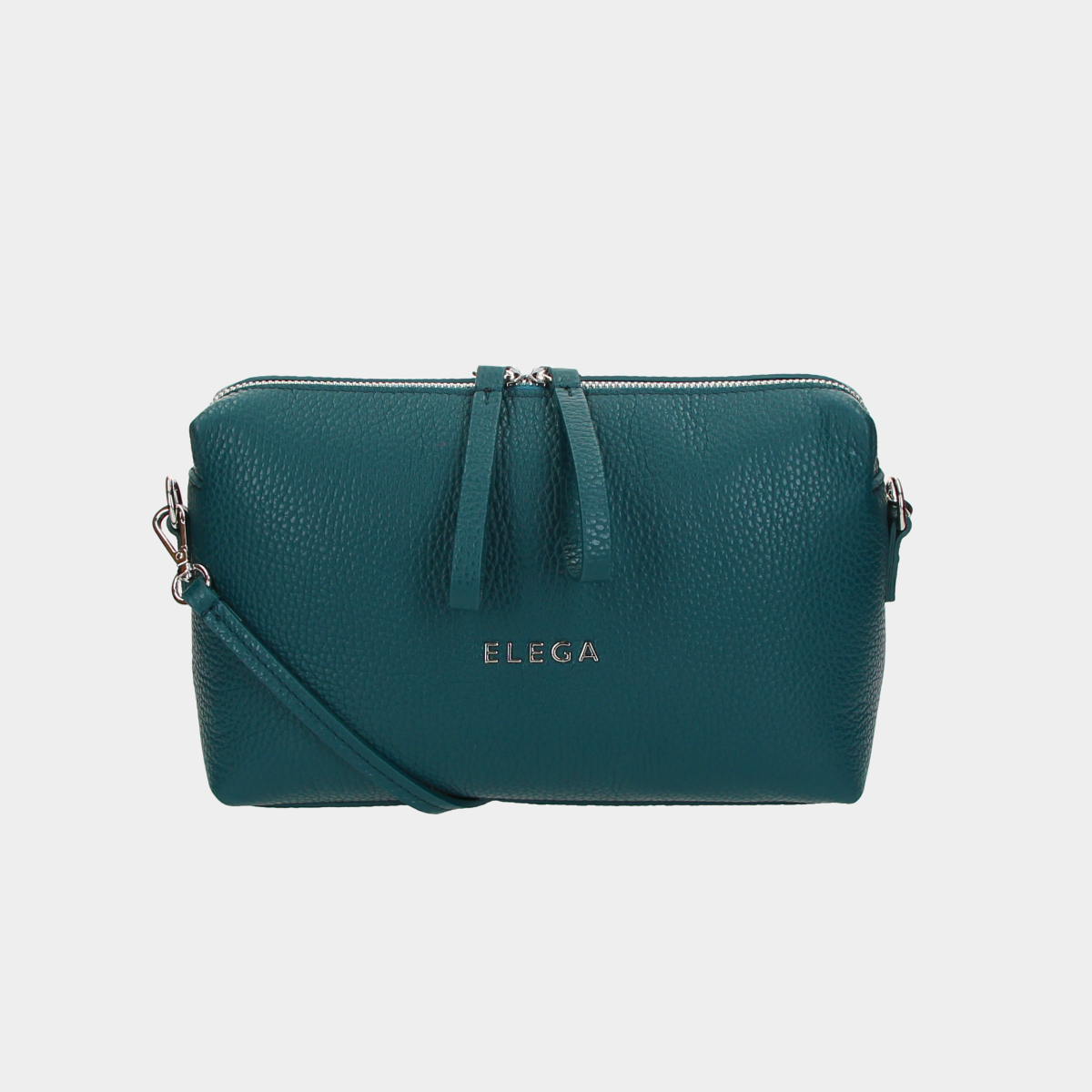 Levně Crossbody kabelka Hill petrolejová/stříbro