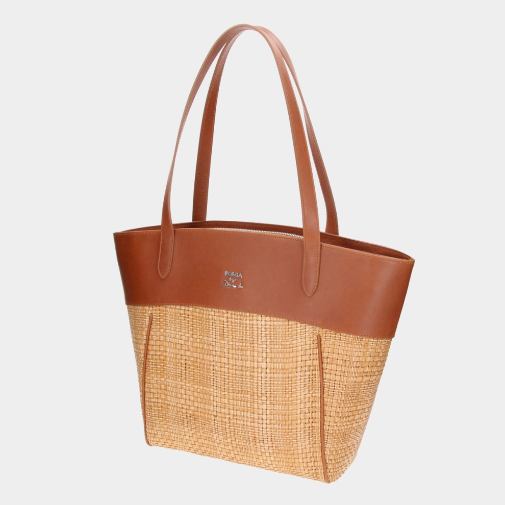 Shopper kabelka Cortado tm.hnědá (1)