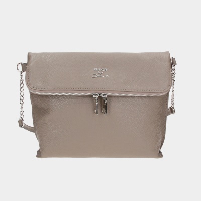 Crossbody kabelka Marina taupe/stříbro