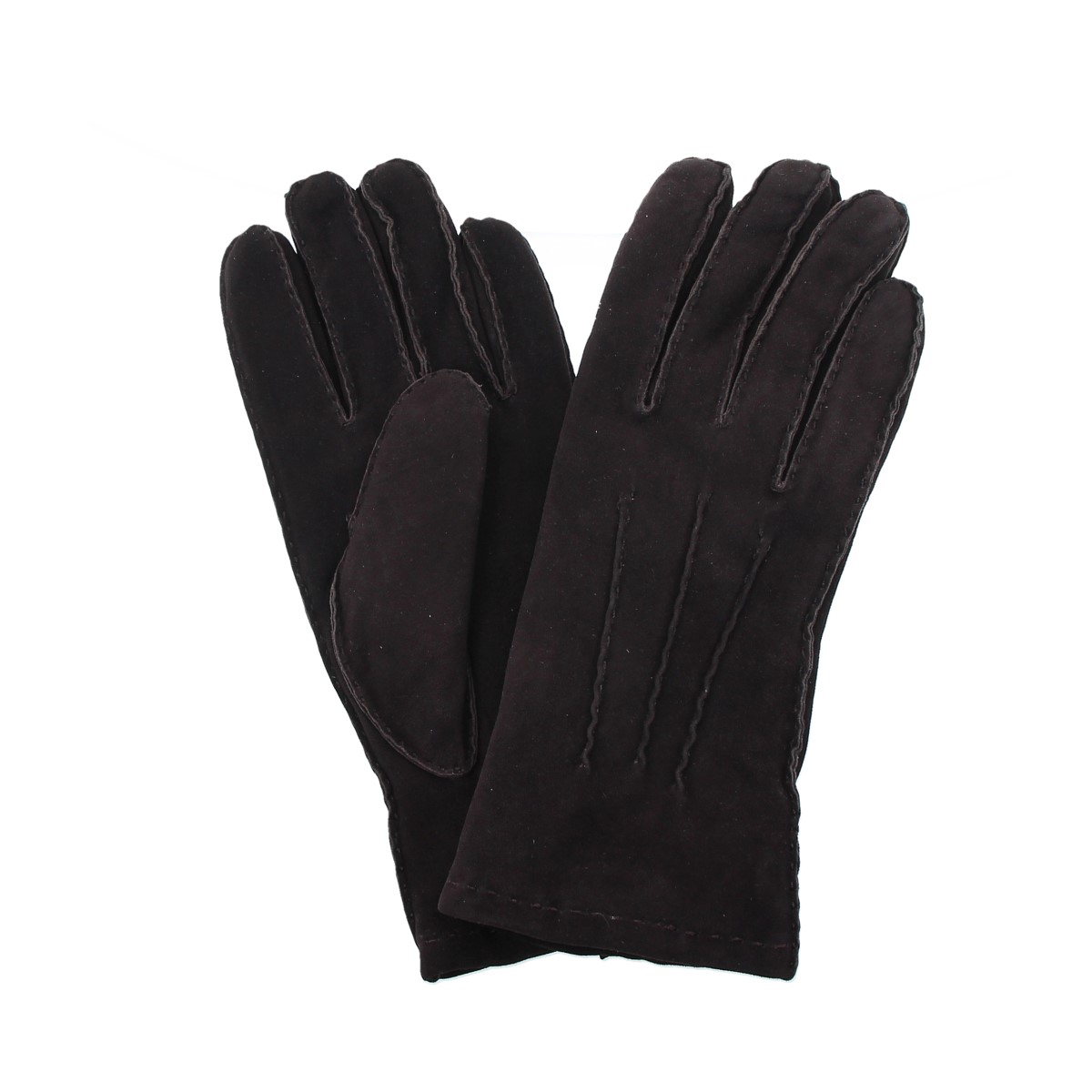 Levně Style Rukavice dámské Rikin tm. hnědá - vel. 8,5