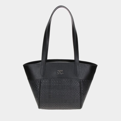 Kabelka Cortado černá/stříbro