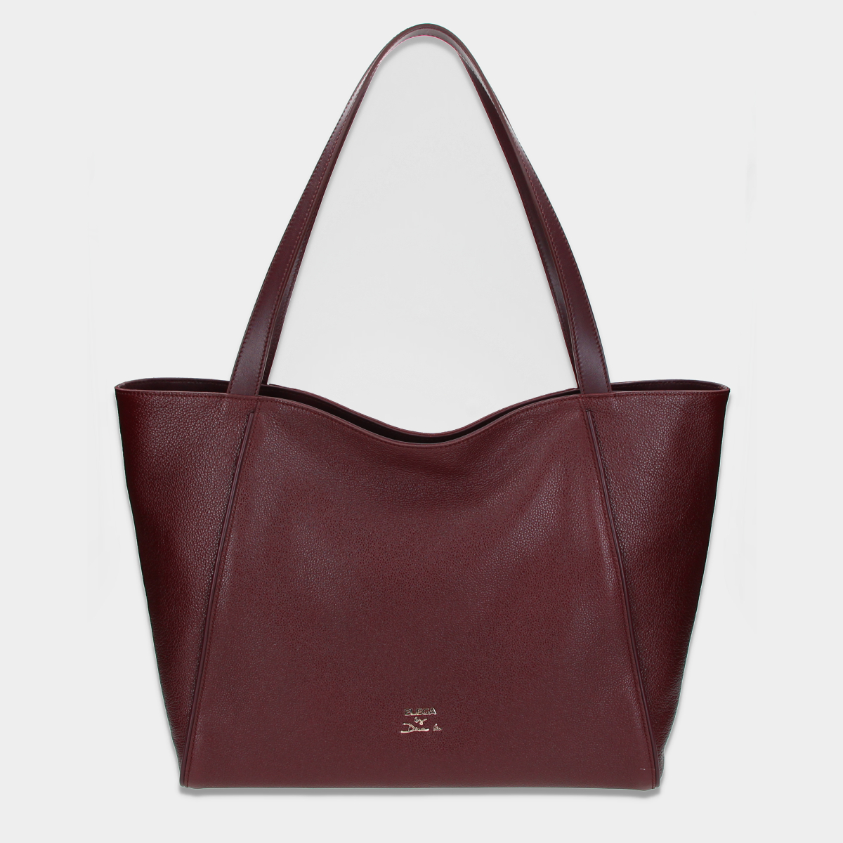 Levně Shopper kabelka Louvre bordó/zlato