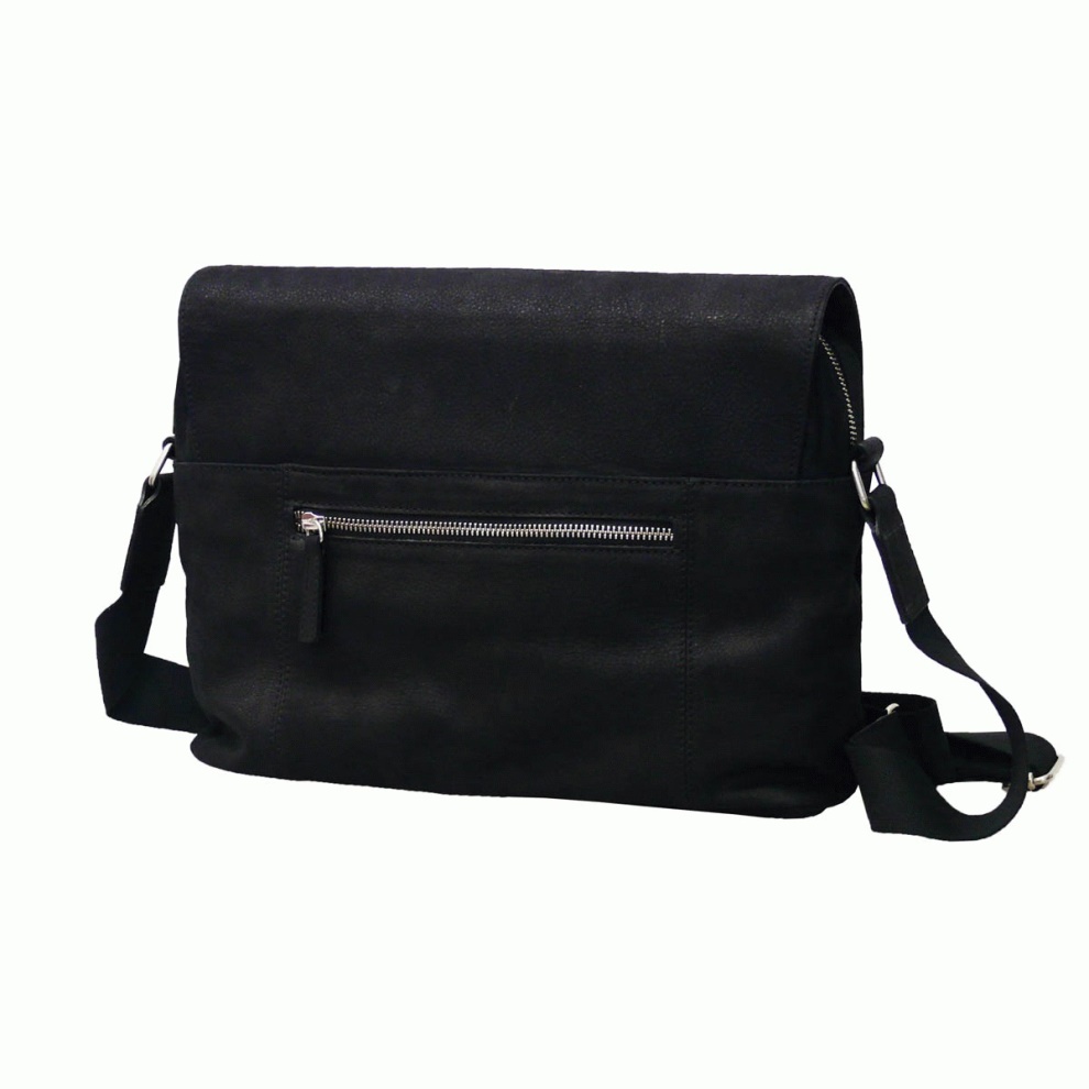 Veľký messenger s poklopom Andrew čierna (3)