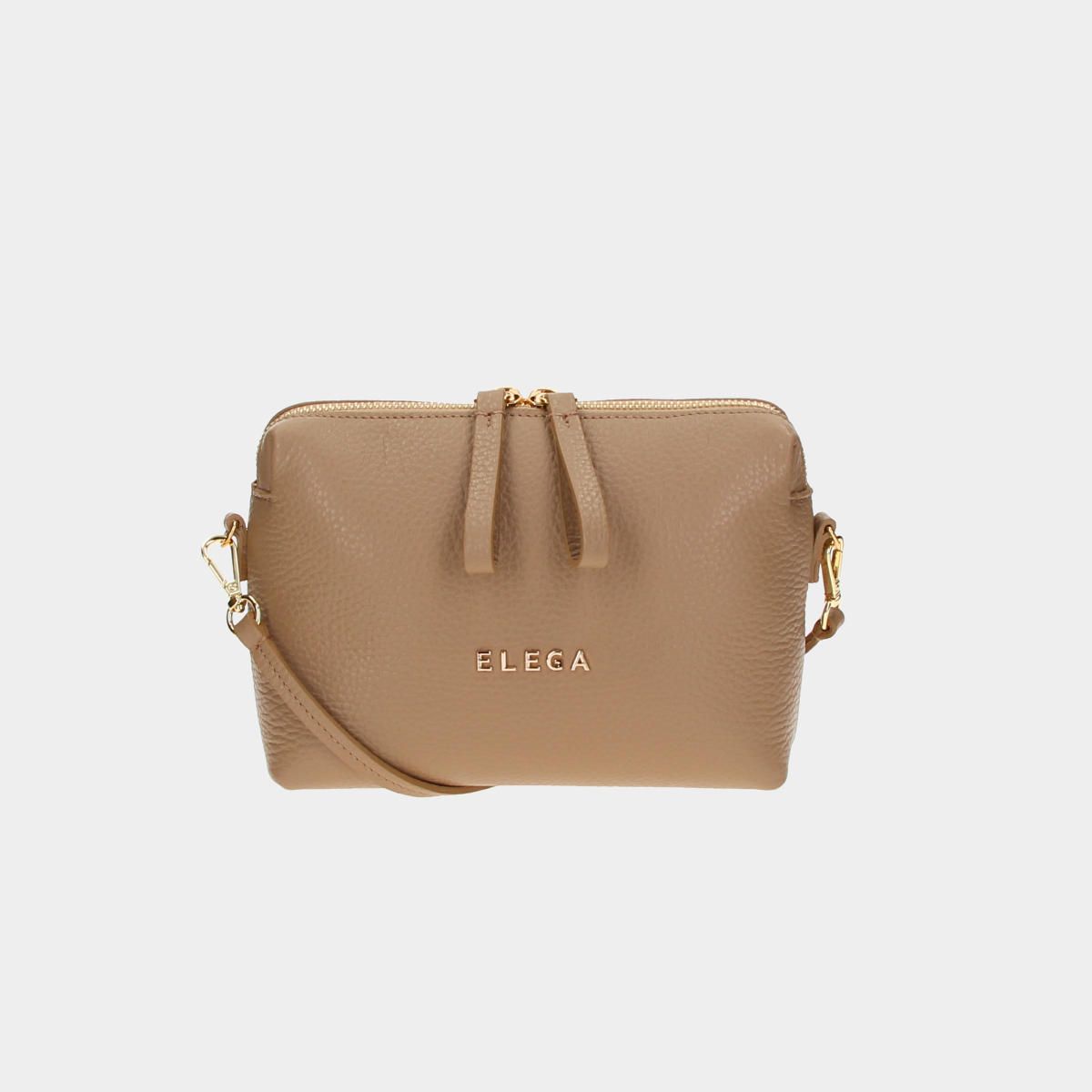 Levně Mini crossbody kabelka Hillary cappucino/zlato