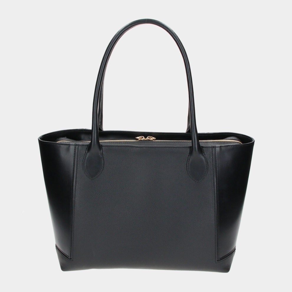Shopper kabelka Bassotto béžová/stříbro (2)