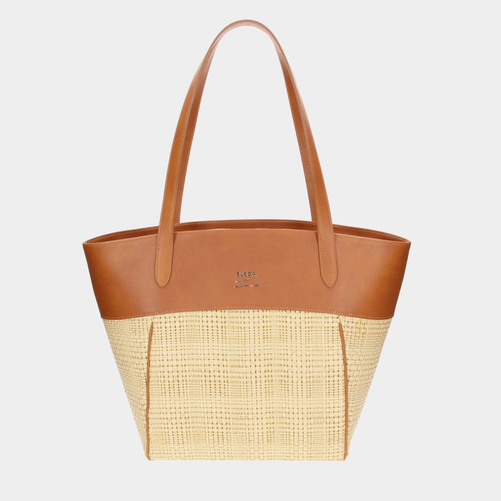 Shopper kabelka Cortado tm.hnědá