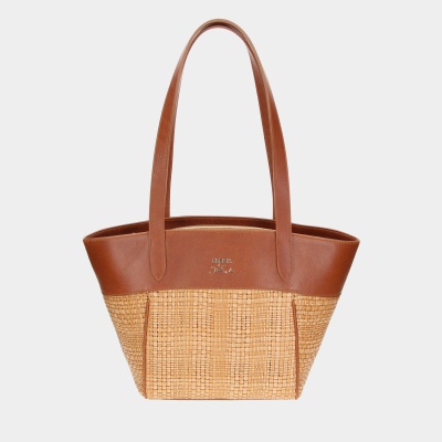 Kabelka Cortado sv.hnědá/zlato